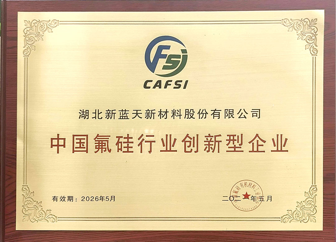 中国氟硅行业创新型企业